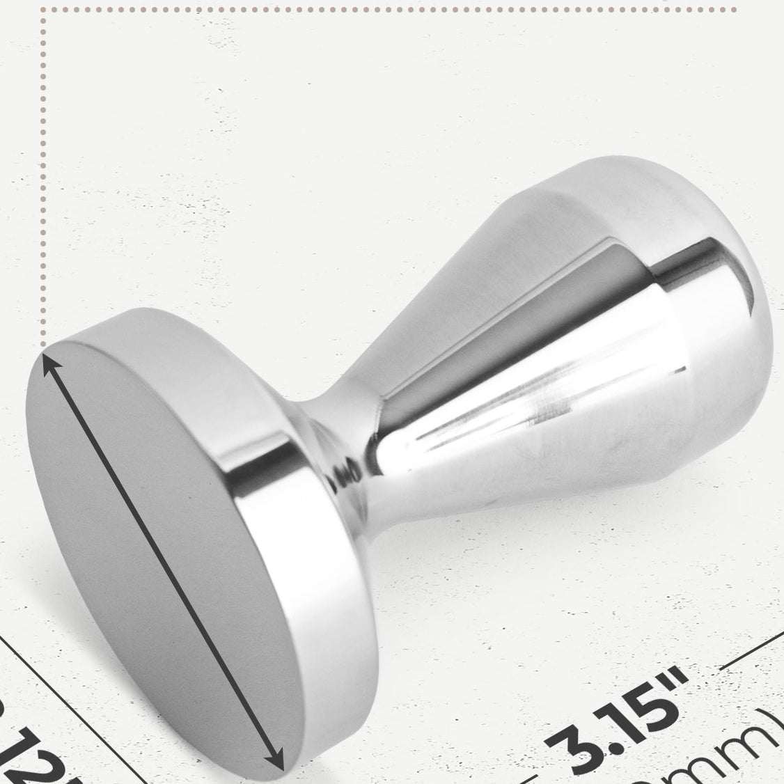 54mm Stainless Steel Espresso Tampler