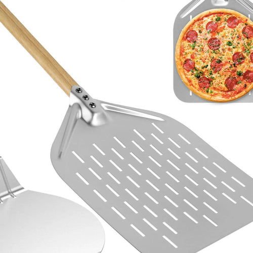 Aluminum Pizza Peel – Lightweight with Wooden Handle